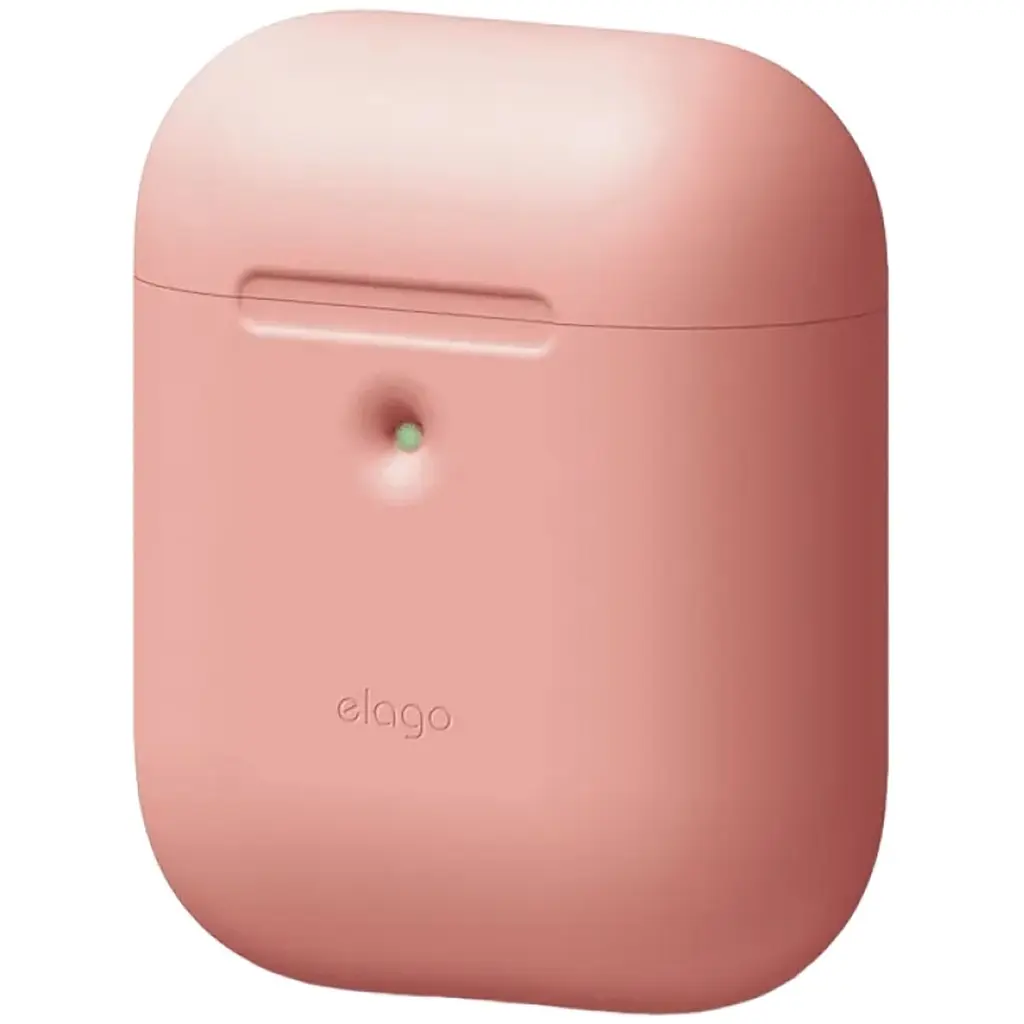 Чохол Elago A2 Silicone Case Peach для Airpods with Wireless Charging Case кораловий (EAP2SC-PE) - фото 1