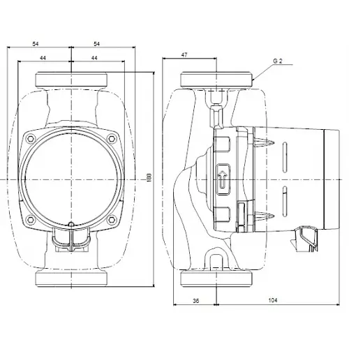 Циркуляційний насос Grundfos Alpha2 32-60 180 (99411221) - фото 4