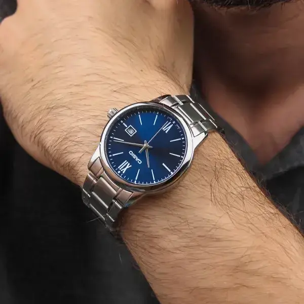 Годинник чоловічий Casio MTP-V002D-2B3 (модуль №2784) - фото 4