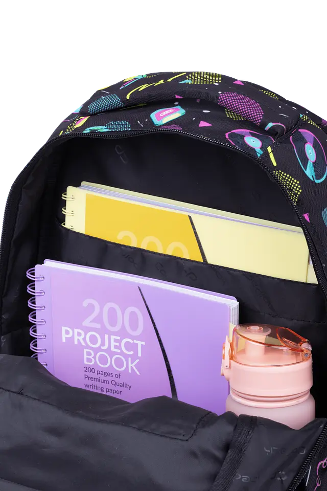 Рюкзак CoolPack Prime Pro Capybara Music 21 л 41х31х15 см чорний (F162961) - фото 2