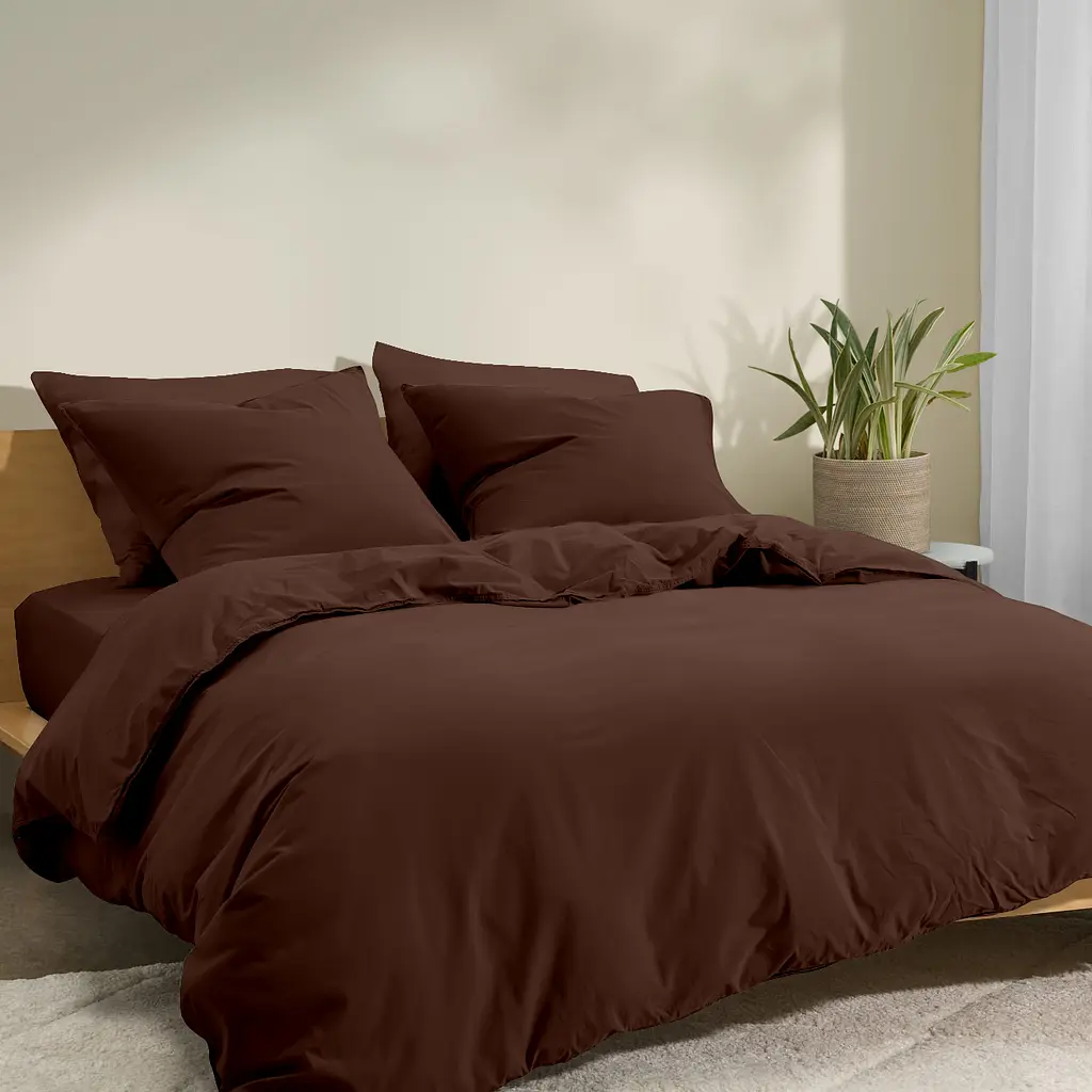 Набір наволочок на подушку 50х70 COCOA BROWN COSAS (4822052389591) - фото 3