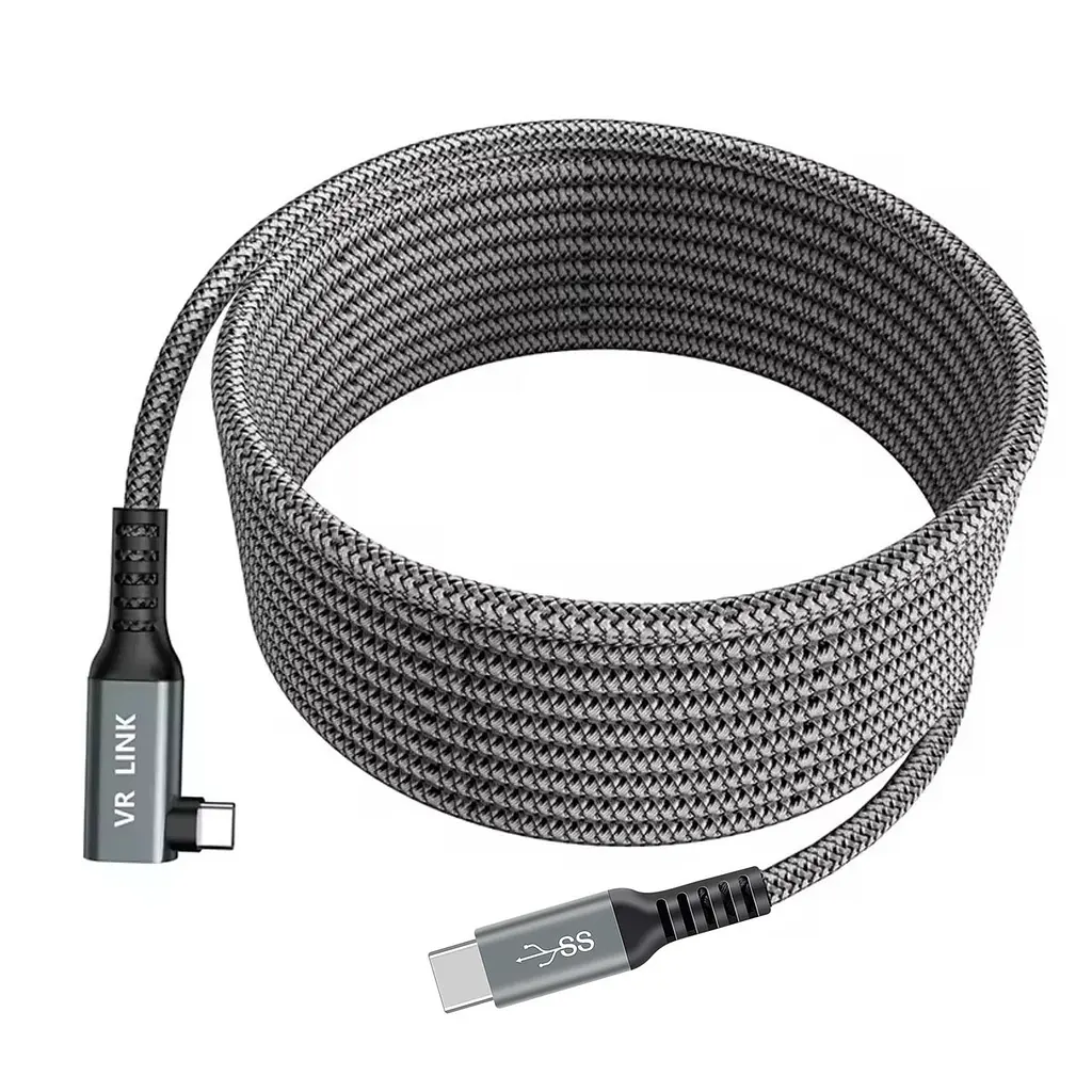 Кабель Oculus Link USB-C 3.2 Type-C Quest 2/3/Pro Pico 4 5 м Сірий (CC-5mGS) - фото 6