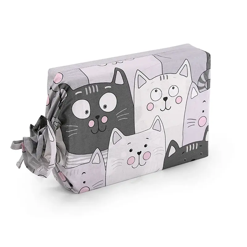 Комплект постільної білизни Руно Grey Cat подвійний бязь 100% бавовна 50х70 сірий - фото 9