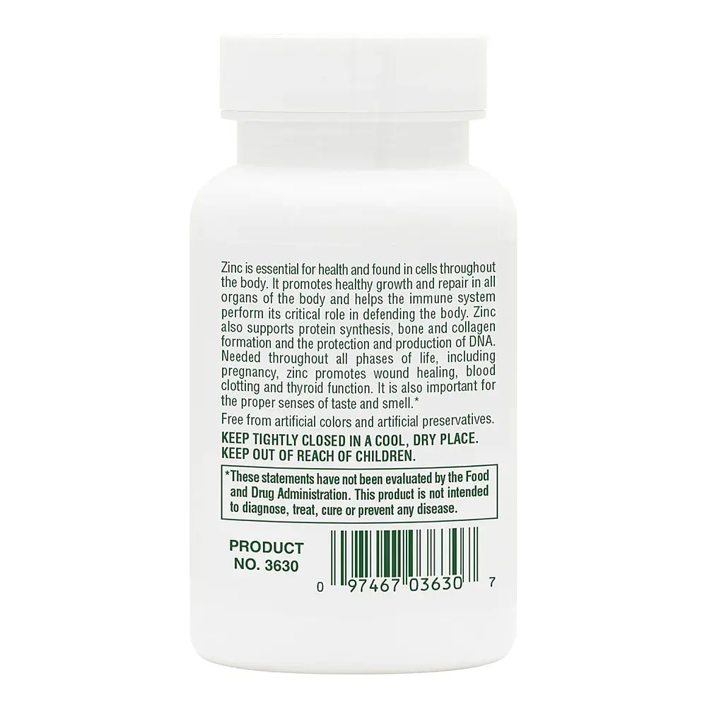 Витамины и минералы Natures Plus Zinc 10 mg, 90 таблеток - фото 3