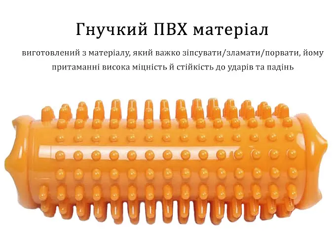 Ортопедичний масажний килимок для стоп EasyFit Acupoint з шипами помаранчевий - фото 3
