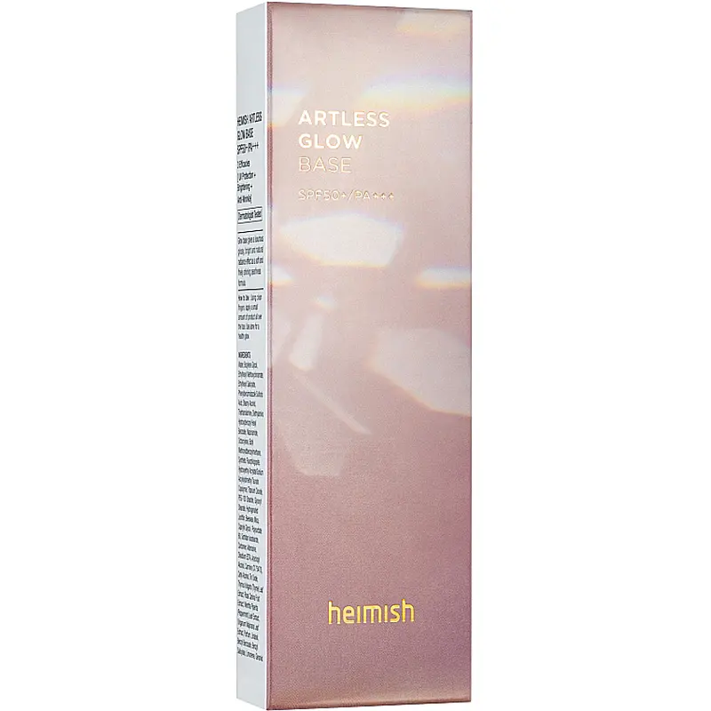 Професійна база для макіяжу Heimish Artless Glow Base SPF50+ / PA+++ потрійної дії з ніацинамідом 40 мл - фото 2