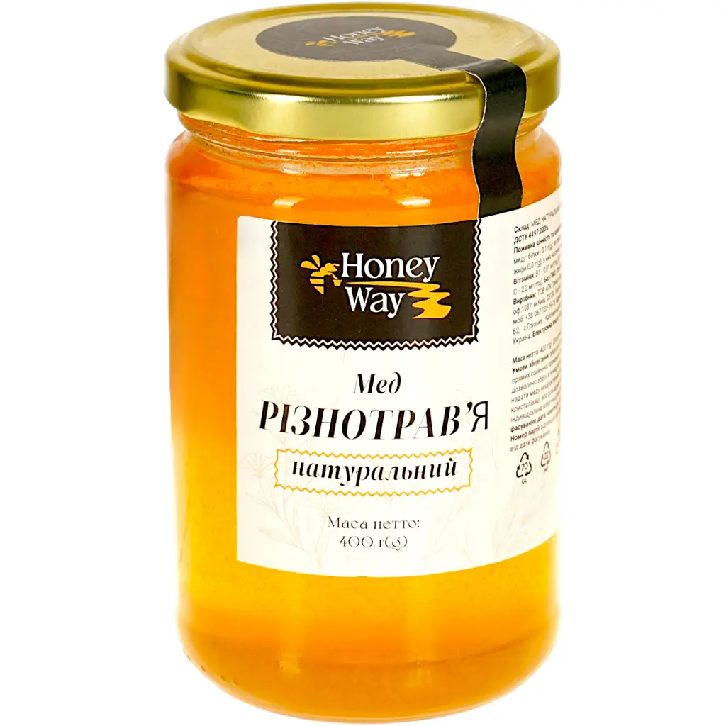 Мед різнотрав'я Honey Way 400 г - фото 2