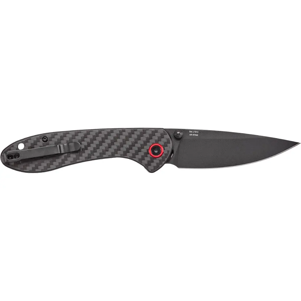 Ніж CJRB Feldspar Black Blade Carbon Fiber - фото 2