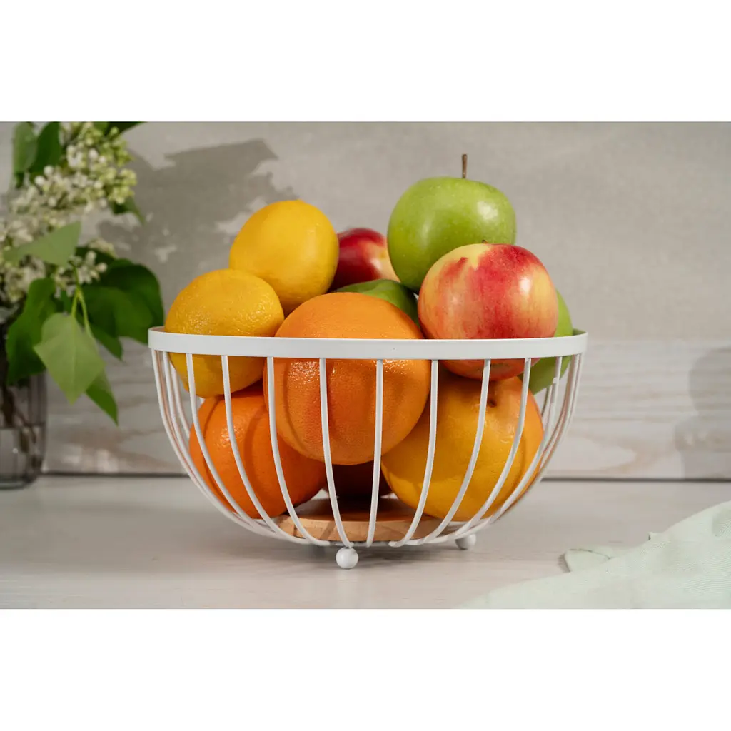 Корзина Ardesto Midori белая 25x25x13 см (AR0904W) - фото 8
