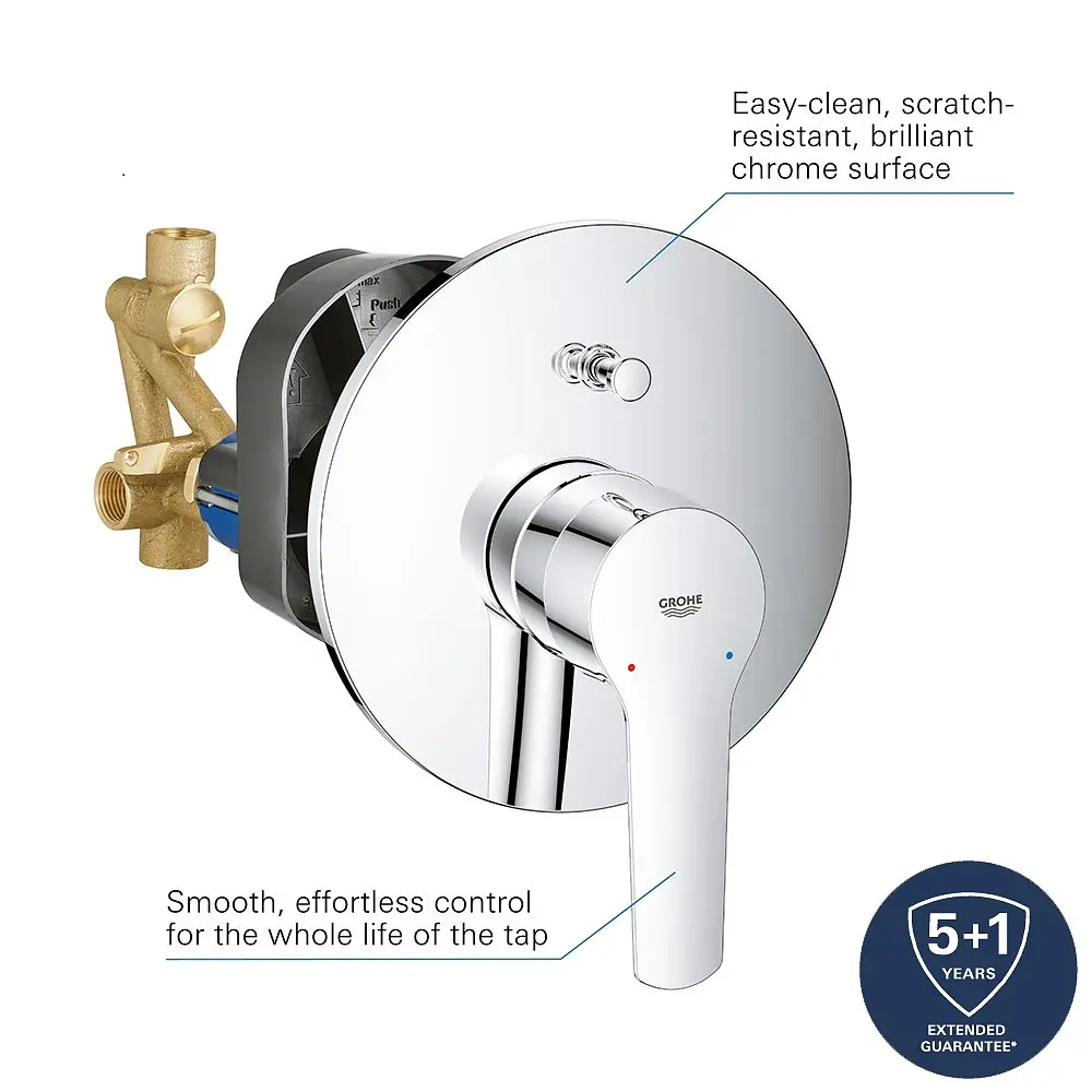 Змішувач для ванни Grohe QuickFix Start 23558002, Хром - фото 6