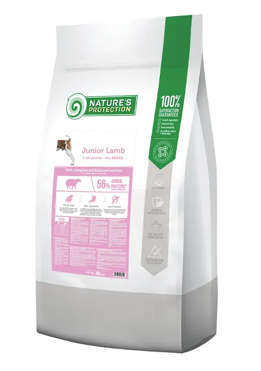 Nature's Protection puppy small breed lamb 18 kg