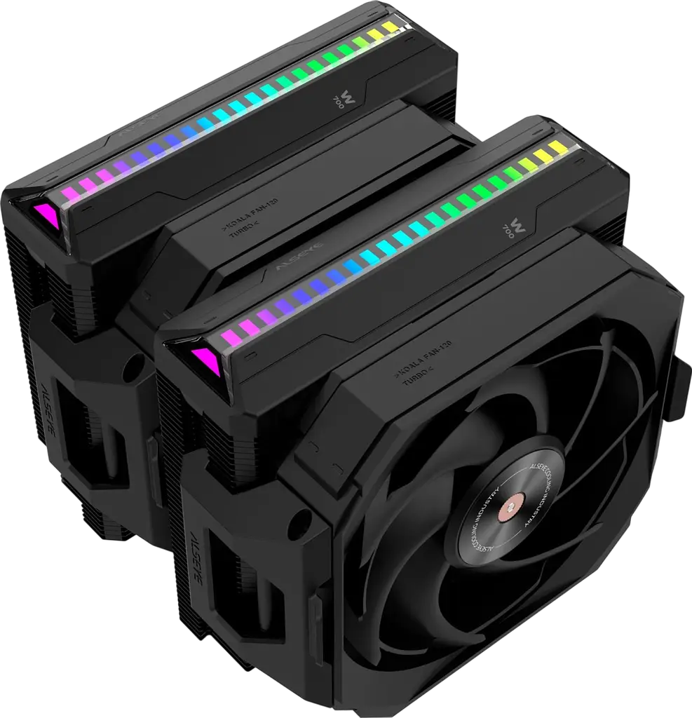 Повітряне охолодження Alseye W700-B ARGB Black (AS.01.08.0015) - фото 3
