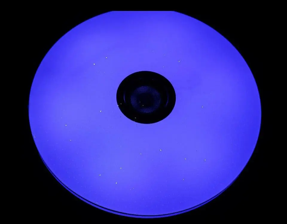 Люстра стельова LED Splendid Ray LY6140A, 80W, білий акрил, сучасний стиль з Bluetooth і пультом - фото 6