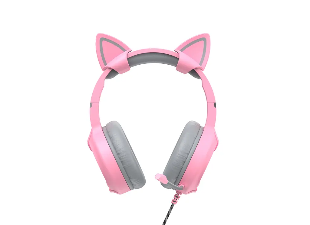 Ігрові навушники з мікрофоном HAVIT HV-H2233d Cat Pink HAVIT (27340-000) - фото 3
