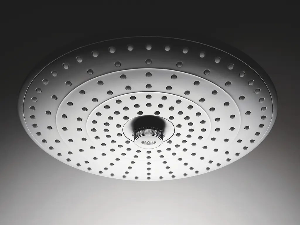 Верхній душ із стельовим кронштейном Grohe Euphoria 26461000, Хром - фото 4