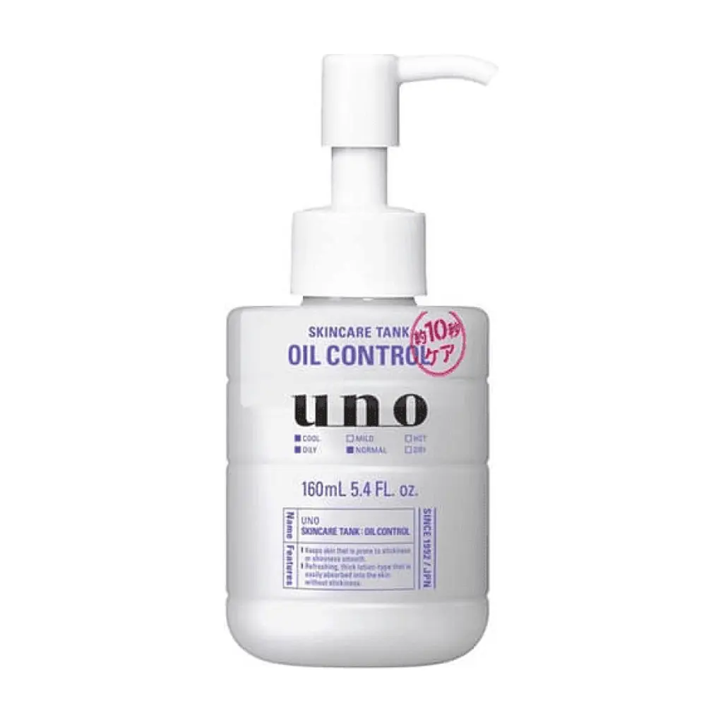 Лосьйон для обличчя Uno Skincare Tank Oil Control Себорегулюючий для чоловічої шкіри 160 мл (4901872449729) - фото 2
