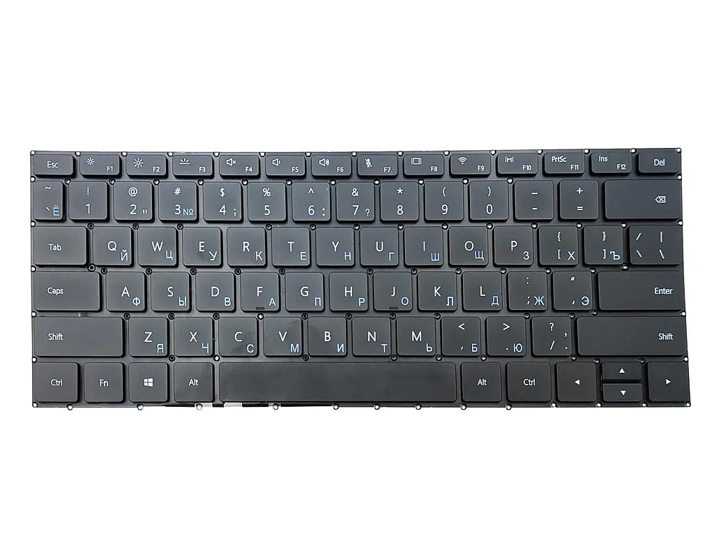 Клавіатура для Huawei MateBook 13 W19 HN-W19R HN-W19L WRT-W09 WRT-W19 W29 (RU Black) Оригінал - фото 3