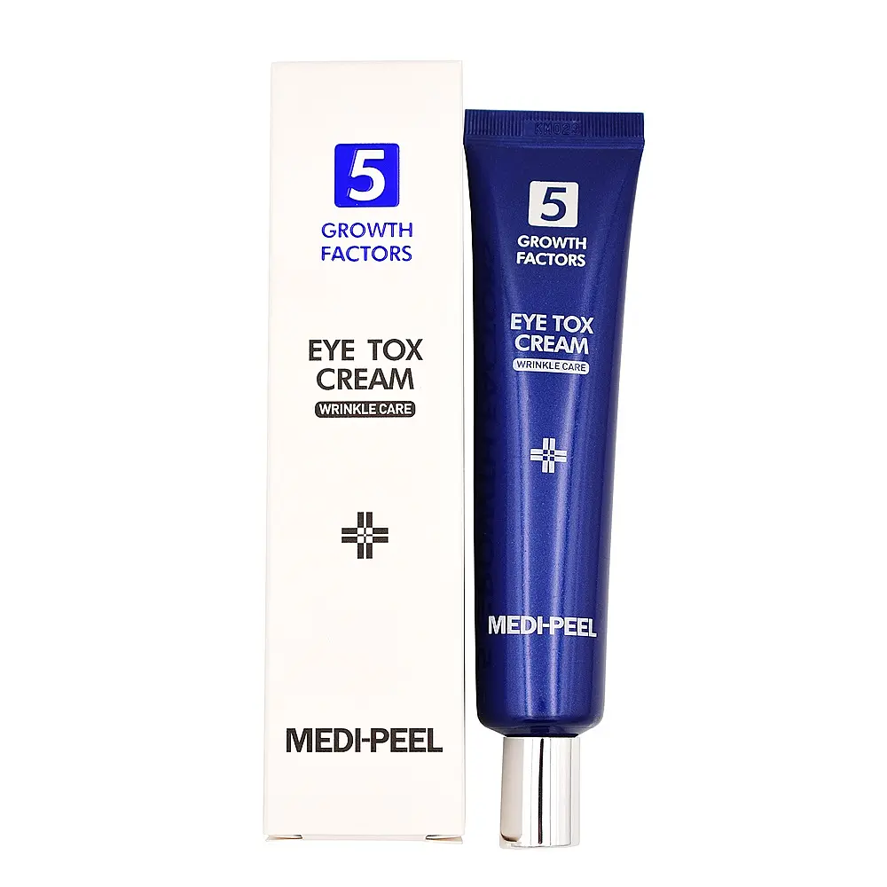 Омолоджуючий ліфтинг-крем для повік з пептидним комплексом 5 Growth Factors Eye Tox Cream Medi-Peel 40 мл - фото 2