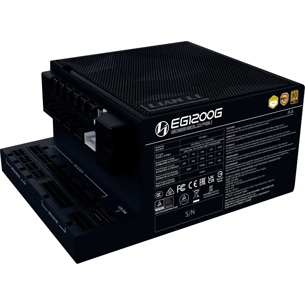 Блок живлення Lian Li 1200W EDGE GOLD Black (G9P.EG1200G.BH00.EU)