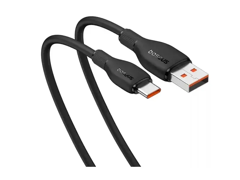 Кабель BASEUS Pudding Series USB Cable to Lightning 2m Black (P10355703111-01) - фото 2