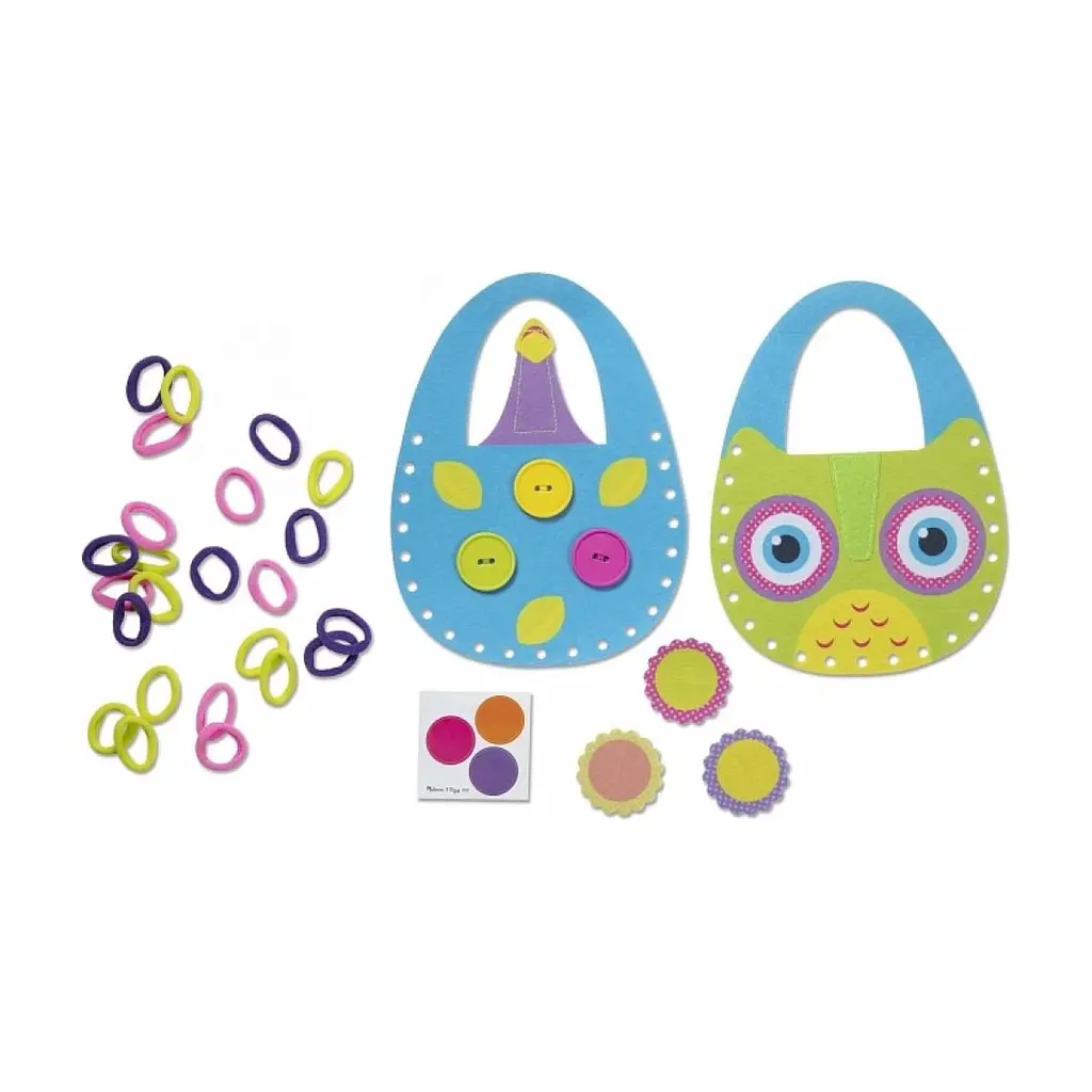 Набір для творчості Melissa & Doug Зроби сумочку-сову (MD30187) - фото 2