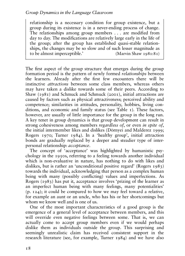 Group Dynamics in the Language Classroom - фото 8
