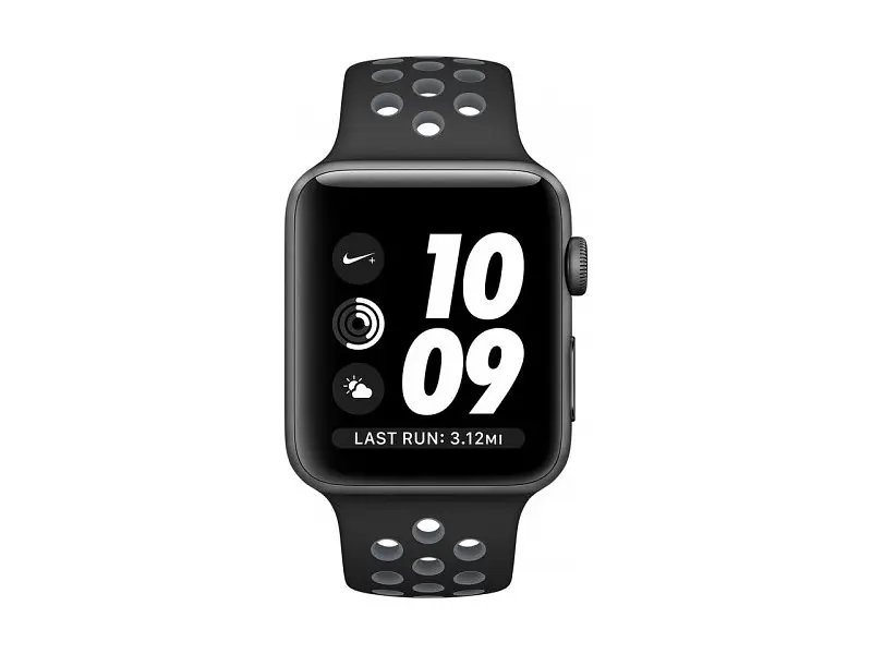 Смарт-годинник Apple Watch Nike+ 38mm Space Gray Aluminum Case with Black/Cool Gray Nike Sport Band (MNYX2) - фото 2