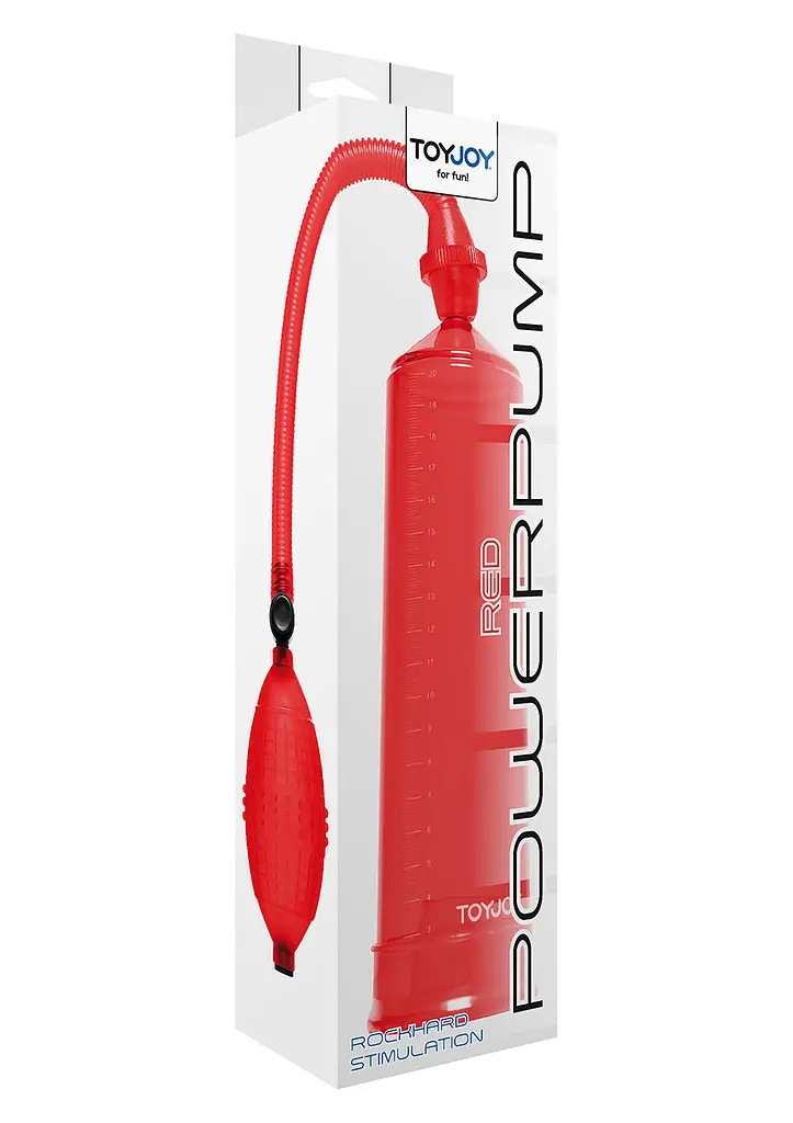 Помпа для пениса Toy Joy Pressure Pleasure Pump 20 см красный - фото 3