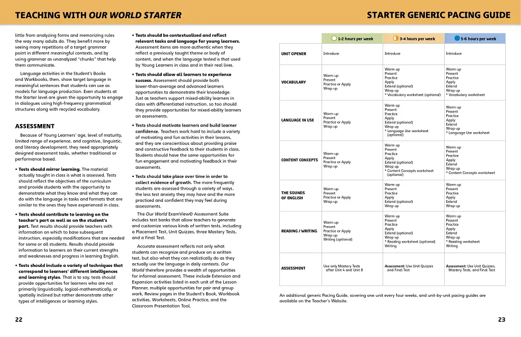 Our World (2nd Edition) Starter Lesson Planner with Student's Book+Audio CD and DVD - фото 6