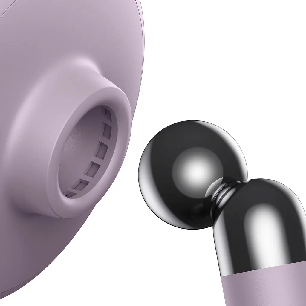 Автомобильное крепление для смартфона Baseus Magnetic (Клейкая лента) Пурпурное - фото 4