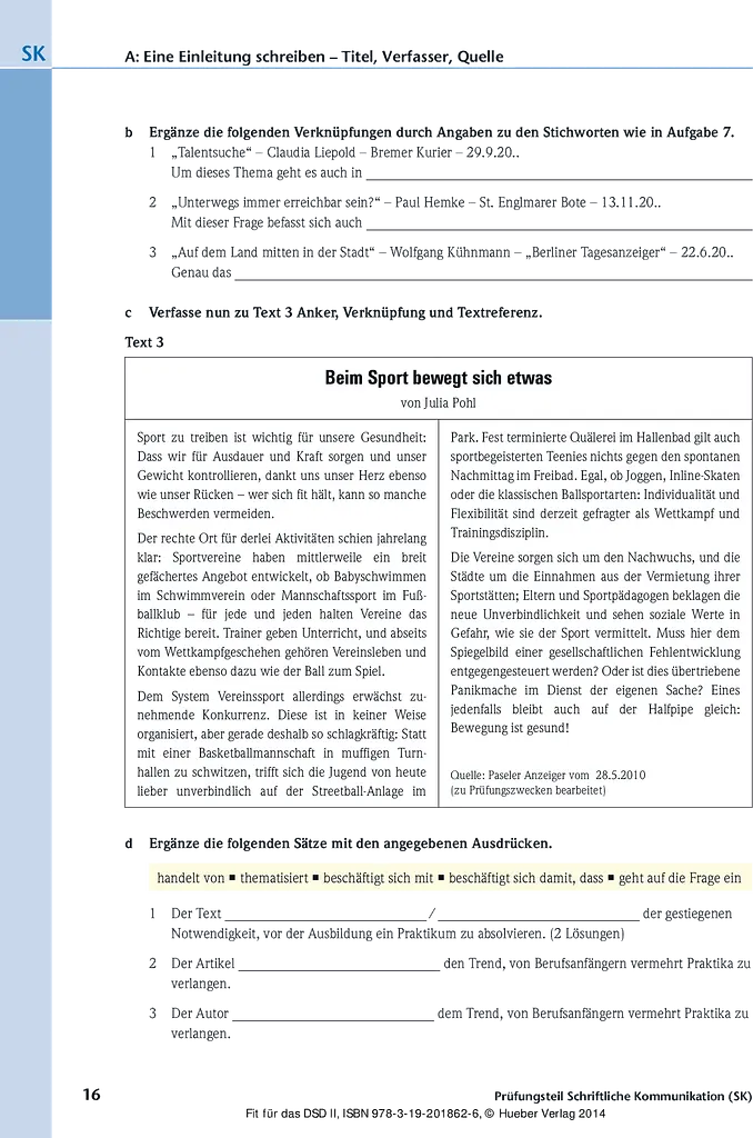 Fit fur das DSD II, Ubungsbuch mit integrierter CD - фото 12