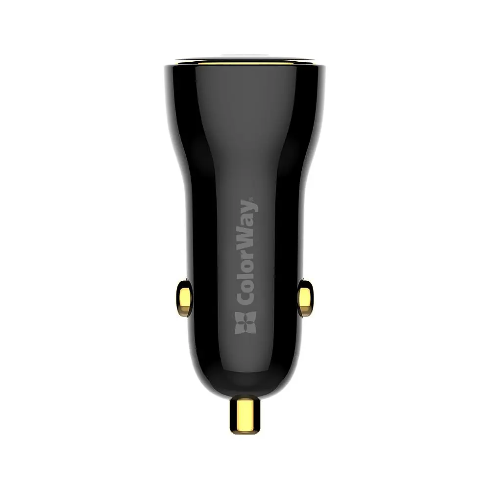 Автомобільний зарядний пристрій ColorWay Power Delivery Port PPS USB (USB-A + USB-C, 60W) Black (CW-CHA046PD-BK) - фото 3