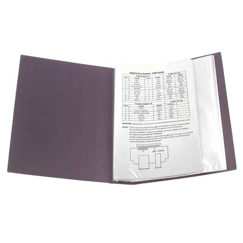 Дисплей-книга Axent A4 80 файлів сливова (1280-11-A) - фото 4