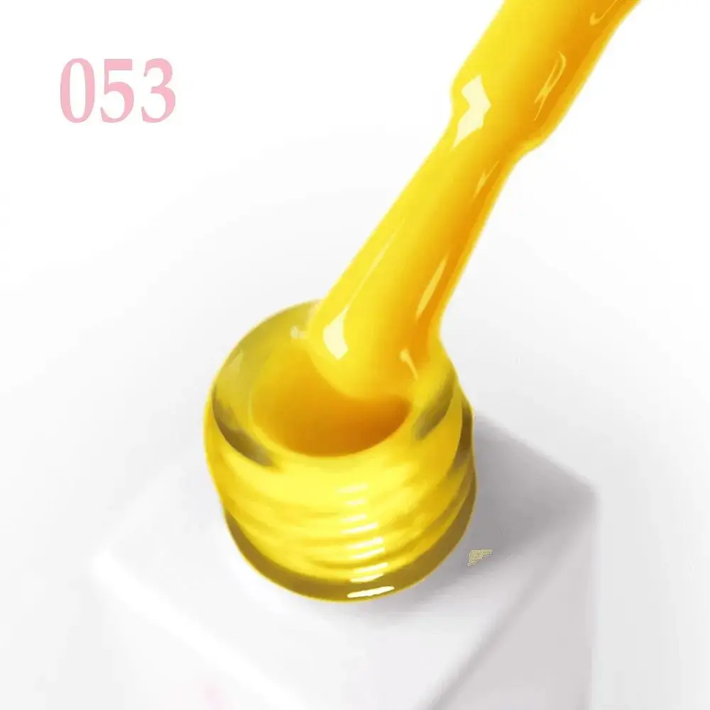 Гель-лак для нігтів жовтий 053 емаль JOIA vegan 6 мл - фото 4