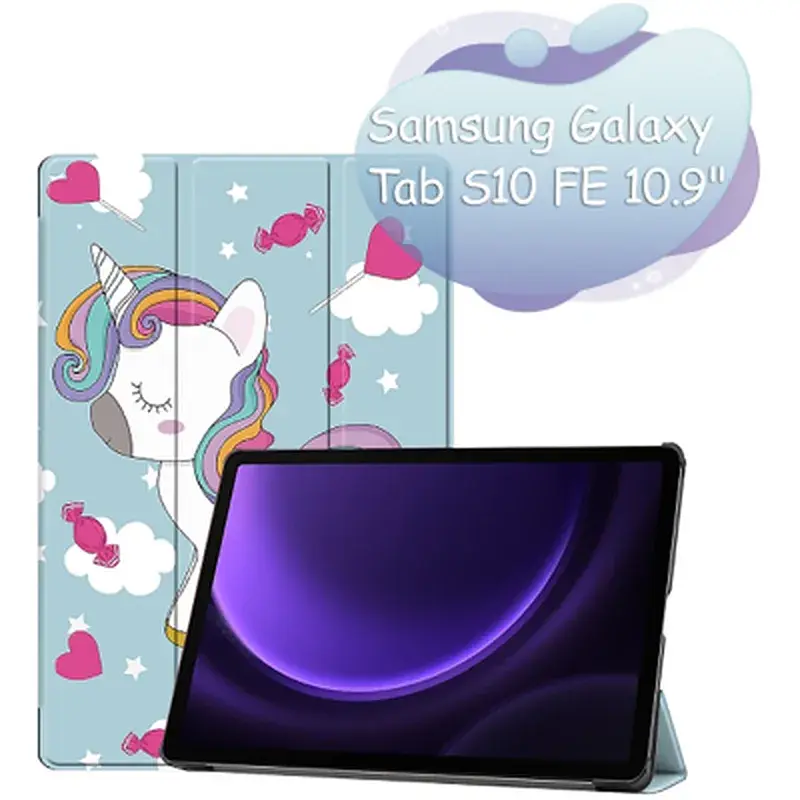 Чохол до планшета BeCover Smart Case Samsung Galaxy Tab S10 FE (SM-X520/SM-X526) 10.9" Unicorn (713293)