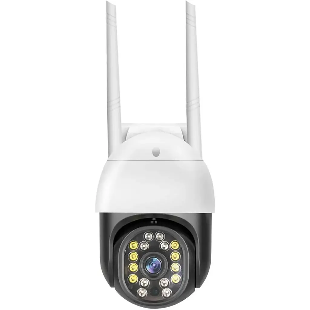 IP камера відеоспостереження Tuya C18 Wi-Fi 3MP вулична з віддаленим доступом White (3_00465) - фото 2