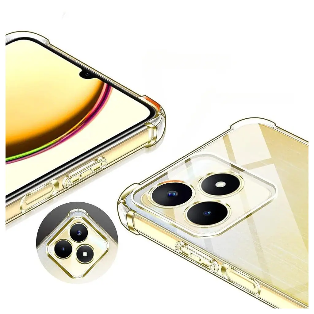 Чохол до мобільного телефона BeCover Anti-Shock Realme Note 50 Clear (711173) - фото 2