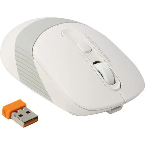 Миша A4Tech Fstyler FB10C Wireless Grayish White (FB10C (Grayish White)) - фото 3
