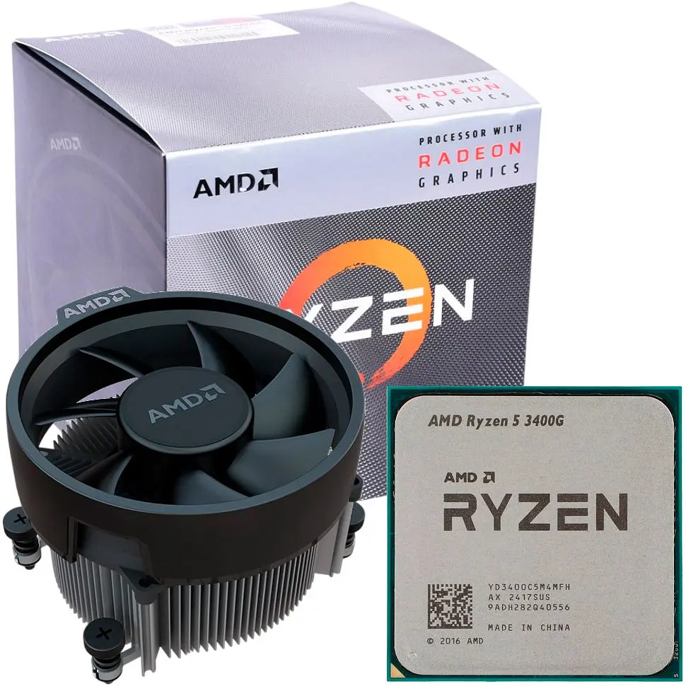 Процессор AMD Ryzen 5 3400G Box (YD3400C5FHBOX) UA [132220] - фото 9
