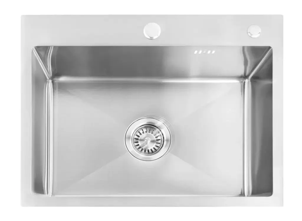 Кухонна мийка Rea Liam 580x450 мм nickel brushed ZLE-06006 - фото 5