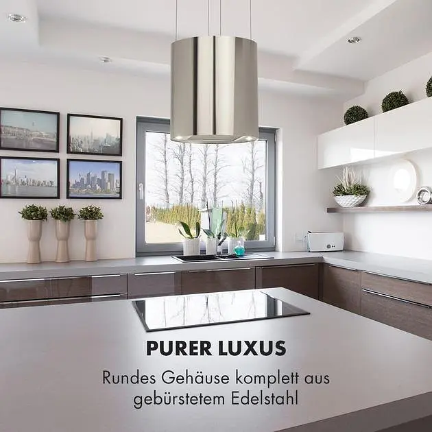 Островная вытяжка Klarstein Barett (10032301) - фото 3