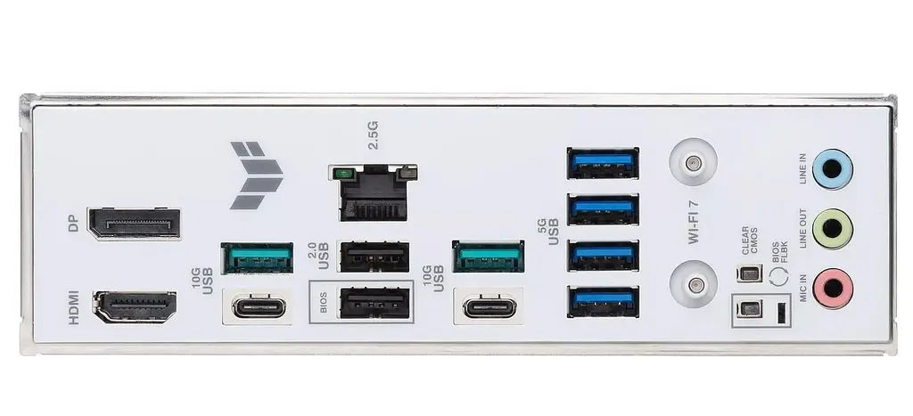 Материнська плата ASUS TUF GAMING B850-PRO WIFI7 W NEO WHITE (TUF GAMING B850-PRO WIFI7 W NEO) (Socket AM5, AMD B850, ATX) - фото 5