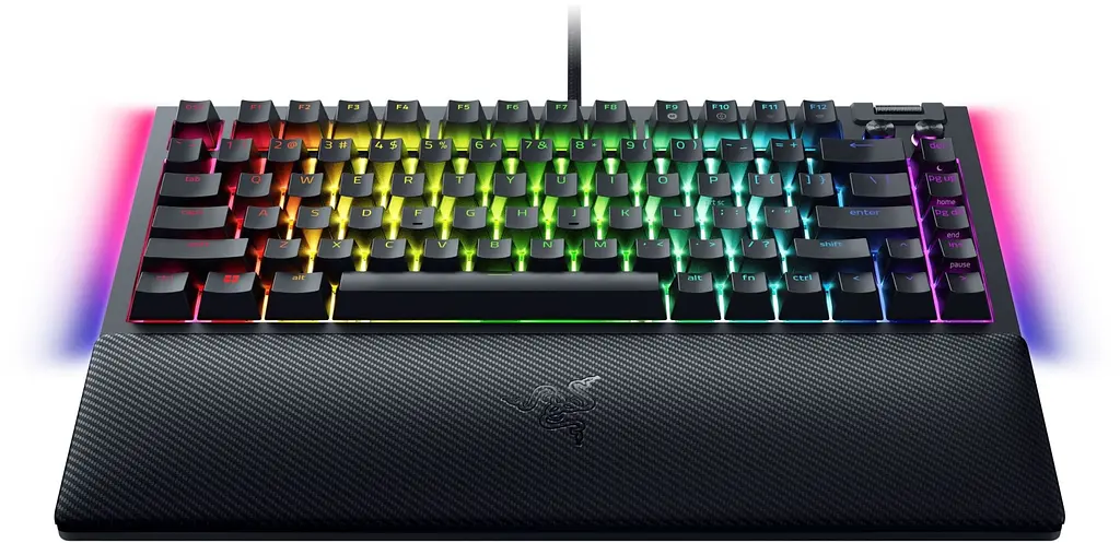 Клавіатура BlackWidow V4 75% RGB 83key Mechanical Tactile Switch GEN-3, USB-A, EN, чорний Razer teh0013910 - фото 4