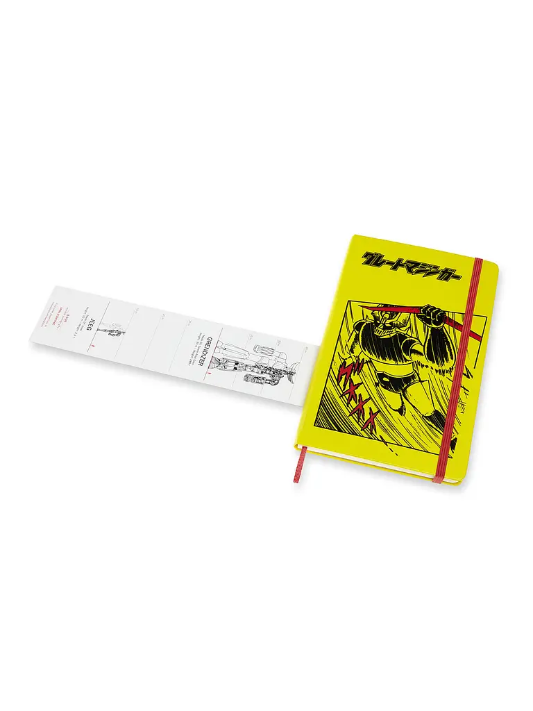 Записник Moleskine Go Nagai Super Robot середній, Лінійка Жовтий (LEGNQP060B) - фото 6