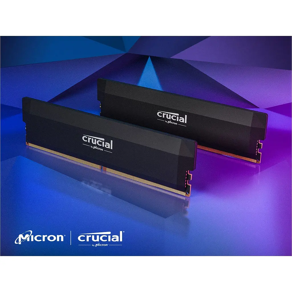 Модуль памяти DDR5 Crucial 2x16GB 6000MHz Pro OC Black (CP2K16G60C36U5B) [147413] - фото 5