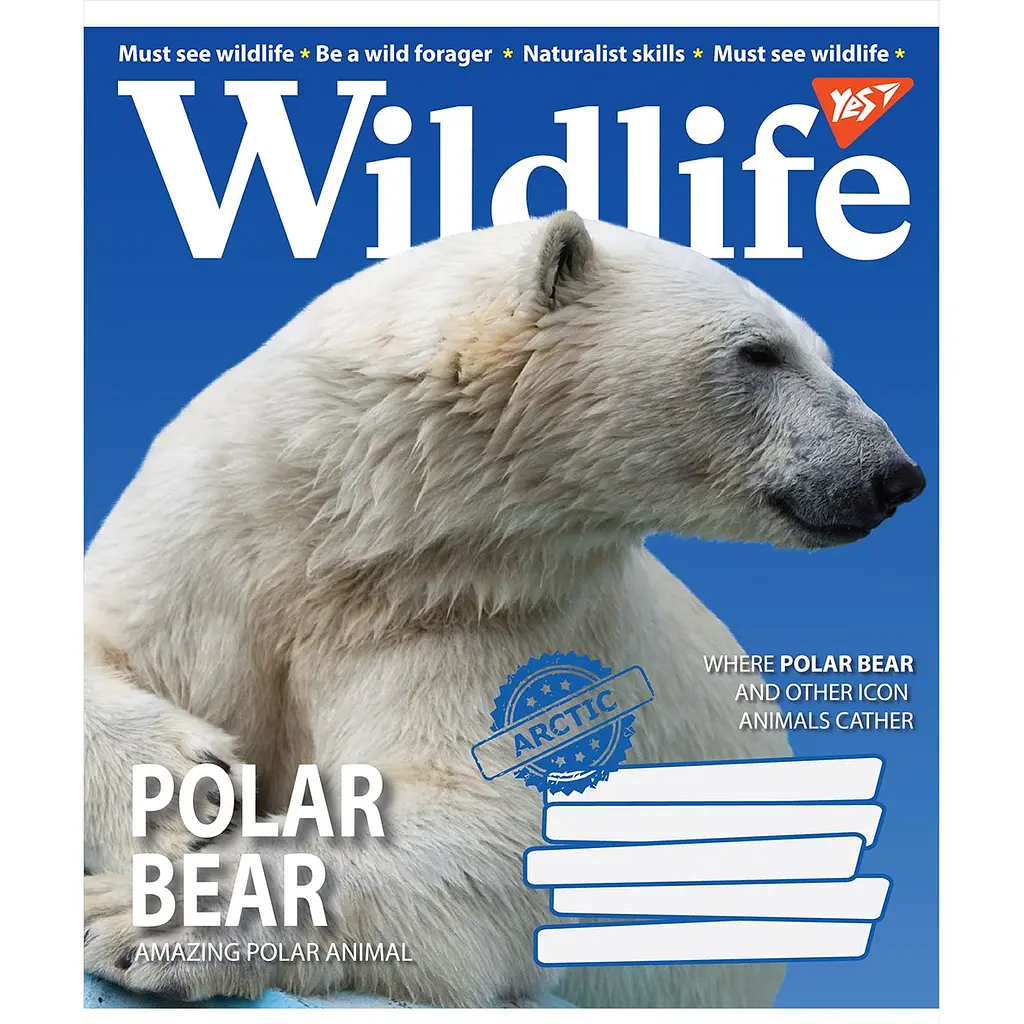 Набір зошитів Yes Wildlife A5 в лінію 96 листів 5 шт. - фото 2