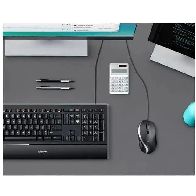 Миша Logitech Advanced Corded M500s (910-005784) 4000 dpi провідна чорна - фото 3
