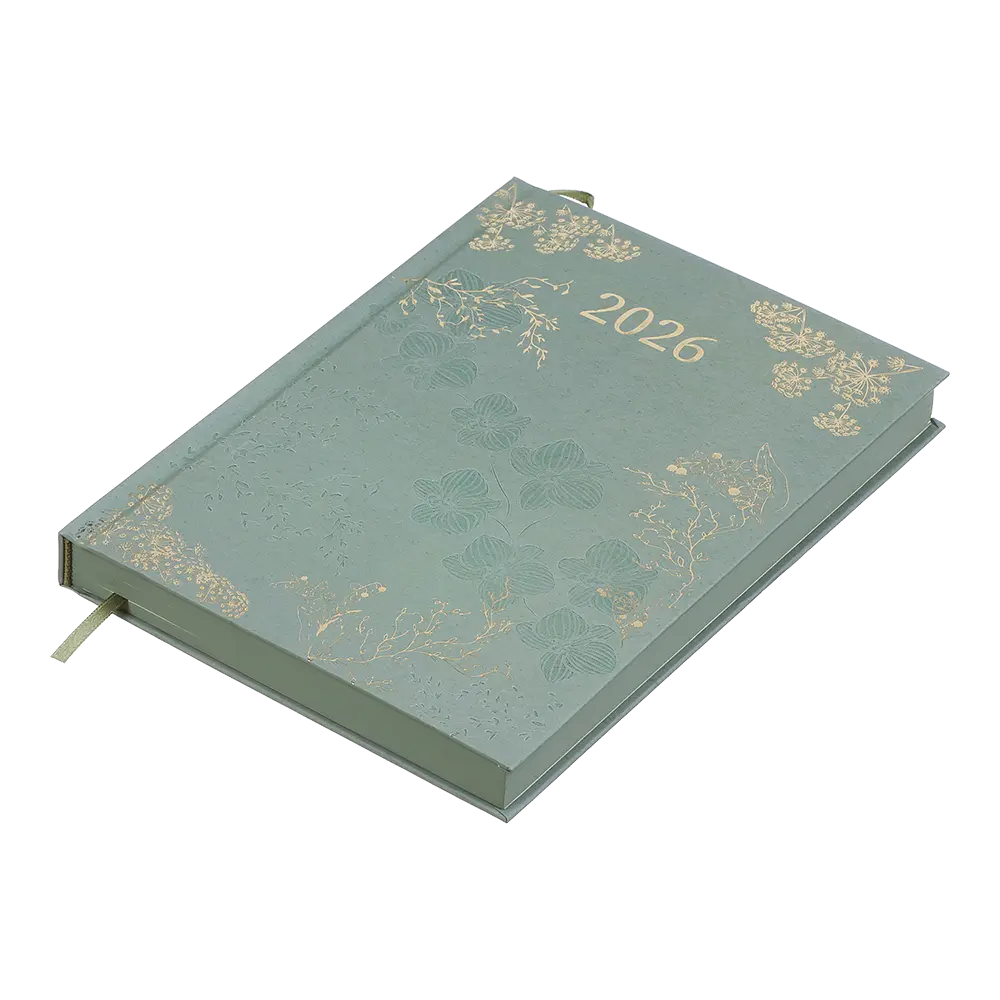 Ежедневник датированный Buromax Fantastic 2026 полиграфический A5 оливковый (BM.21161-36) - фото 2