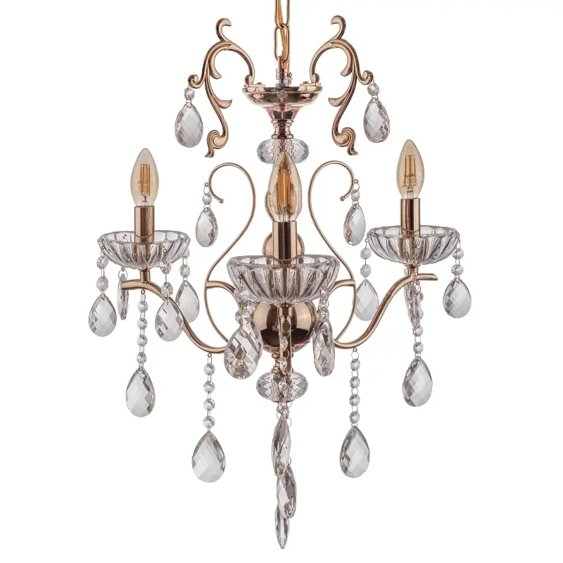 Люстра свеча Brille подвесная хрустальная E14 40W (BCL-668S/3) - фото 7