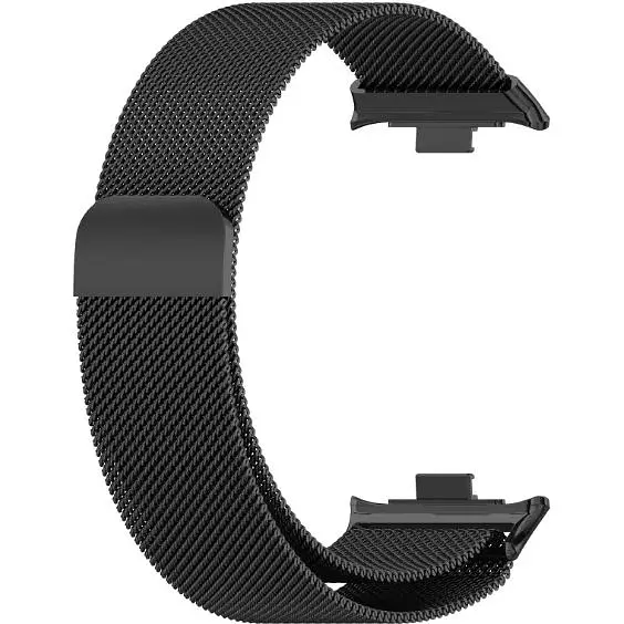 Ремешок DK CDK для Xiaomi Mi Smart Band 9 Pro Metal Milanese Loop Magnetic (017123) (black) - фото 2